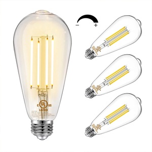 หลอดไฟเอดิสันไส้หลอด LED แนวเรโทรสร้างสรรค์ตกแต่ง St58สกรูทังสเตนไส้หลอดยอดนิยมส่งออก E27เอดิสัน