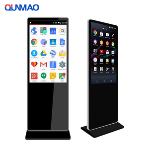 QUNMAO nuova tendenza 55 pollici LCD piano verticale in piedi schermo pubblicitario digital signage e display Android player per brand ad - Product Image 1