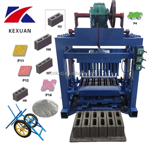 Máy làm gạch cố định mạnh mẽ bán chạy ở Bulgaria có thể sản xuất máy làm gạch khối rắn 8 inch - Product Image 5