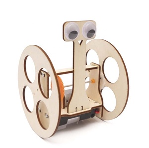 バランスカーロボット木製モデルビルディングブロックキットアセンブリおもちゃギフト子供大人用 - Product Image 6
