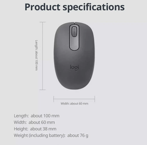LogitechM196オリジナル100% 卸売マウスオフィスラップトップデスクトップUSBBluetoothゲーミング人間工学に基づいたワイヤレス光学式コンピューターマウス - Product Image 2