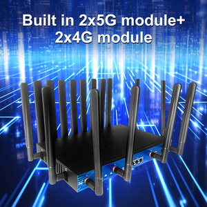 Openwrt 4pcs Sim Card Slot Router 4G 5G Dual Core Enterprise Router Firewall Network VPN Gateway Quad SIM Card CPE <strong>Modem</strong> - Product Image 6