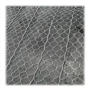 Rete di protezione per caduta rockfall zincato e pvc rivestito di roccia rete metallica esagonale - Product Image 1