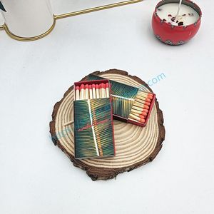 Emniyet özel tasarım küçük kibrit kutusu renkli ipuçları ile beyaz siyah kırmızı maç kafa mum matchstick için - Product Image 3