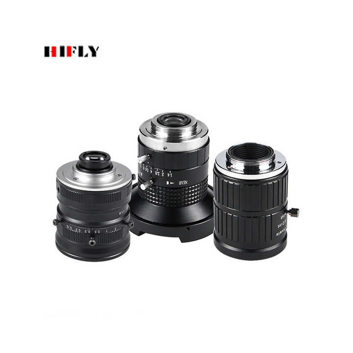 HIFLY 1/1.8 " 2/3 " 1" 1.1" 5MP 10MP Fixed c Mount Industrial Machine Vision Fa Lens