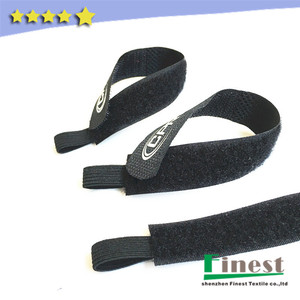 Bridas de nailon con logotipo personalizado, impresas, directo de fábrica, con gancho y bucle elástico, sin caídas - Product Image 6