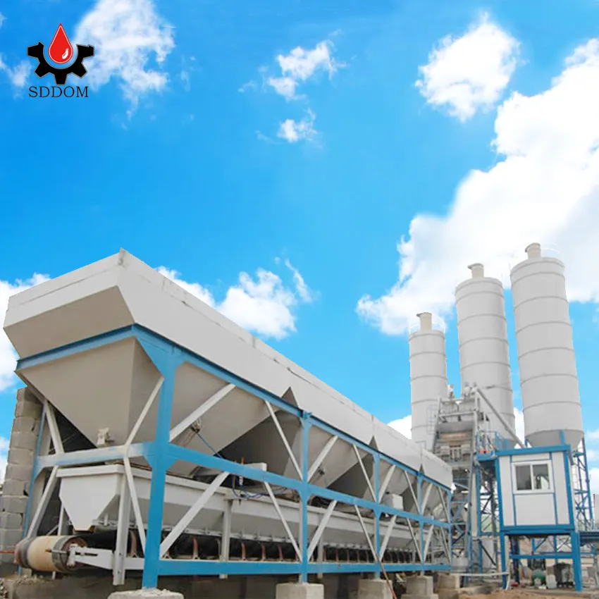 Vendita a caldo beton calcestruzzo batch plant cementificio sabbia batch centrale miscela fornitore 60 m3 impianto di betonaggio