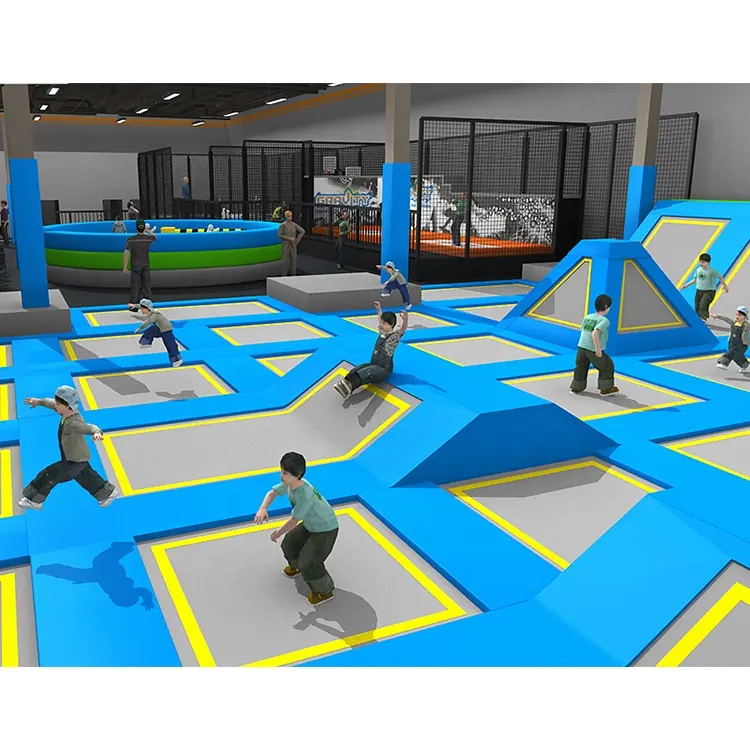 1200sqm família interior play park guerreiro ninja parque de diversões