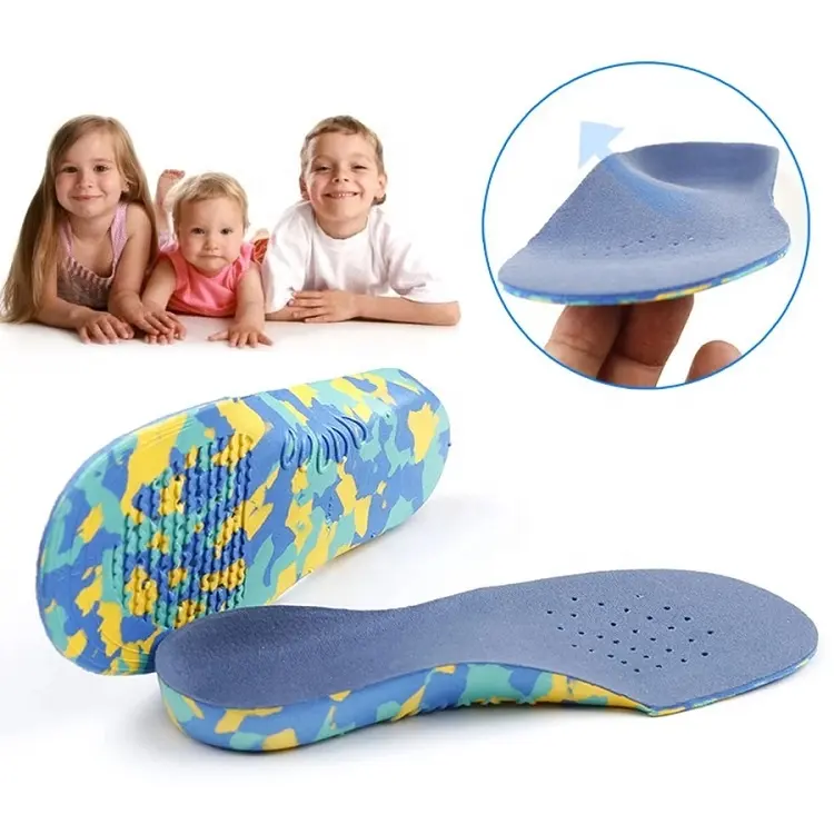 बच्चों के बच्चों के जूते फ्लैट पैर के लिए आर्थोपेडिक insoles आर्क समर्थन XO के लिए-पैर बच्चे ओर्थोटिक धूप में सुखाना Insoles पैर देखभाल