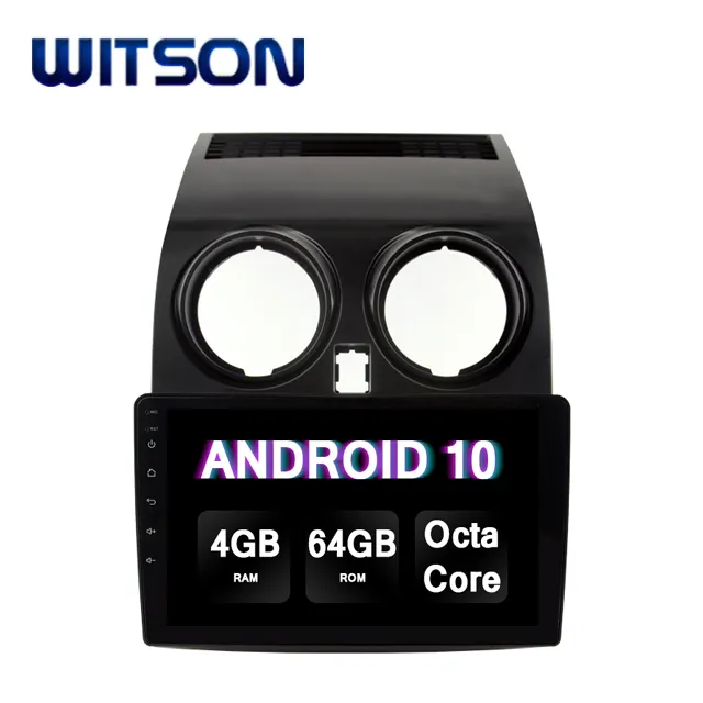 WITSON الروبوت 10.0 مشغل وسائط متعددة السيارات لنيسان 2008-2013 قاشقاي 4GB ذاكرة الوصول العشوائي 64GB فلاش الشاشة الكبيرة في مشغل أسطوانات للسيارة لاعب