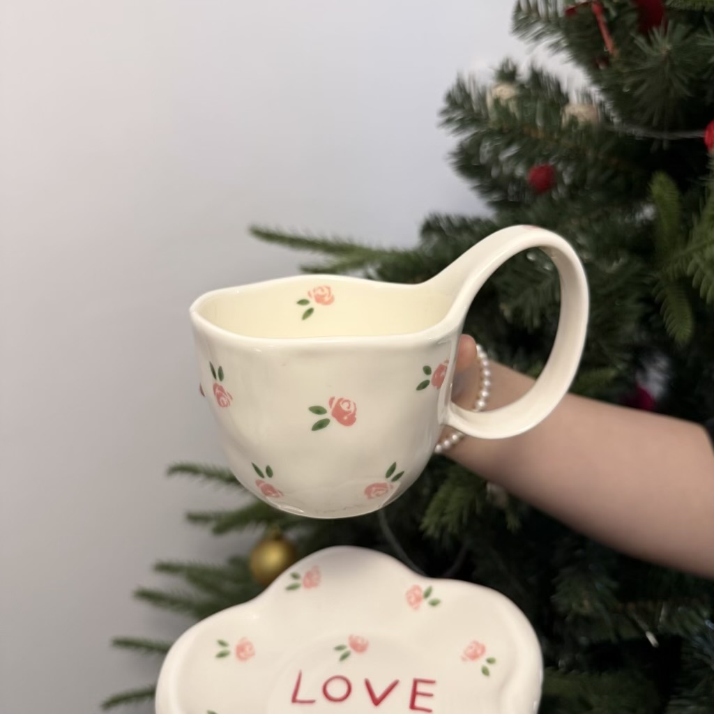 Rose rose 300ml une tasse