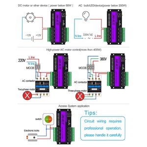 Interruptor de Encendido y Apagado de Relé de 8 Canales, Alerta de Fallo de Energía, 4G, Inalámbrica, GSM, SMS, LTE, Temperatura, Humedad, Aplicación de Control Remoto, 2 Unidades, 1 Unidad, 2 Unidades, 1 Unidad - Product Image 6