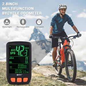 Bicycle <strong>Cycling</strong> <strong>Computer</strong> Wireless Digital Bike Speedometer Odometer Bike <strong>Computer</strong> With Rechargeable Battery Backlight Stopwatch