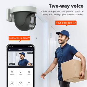 即插即用HIK POE NVR双向音频5MP/8MP迷你炮塔POE PTZ Ip摄像机、5倍变焦镜头和sd卡插槽、视频链接 - Product Image 2