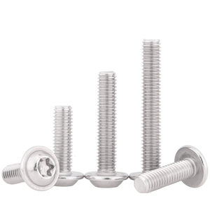 M2.5 M3 M4 X 10mm M5 M6 M8 X 70mm Stainless Steel Torx Flange Button Truss Head Security <strong>Screw</strong> with Collar Machine <strong>Screw</strong>