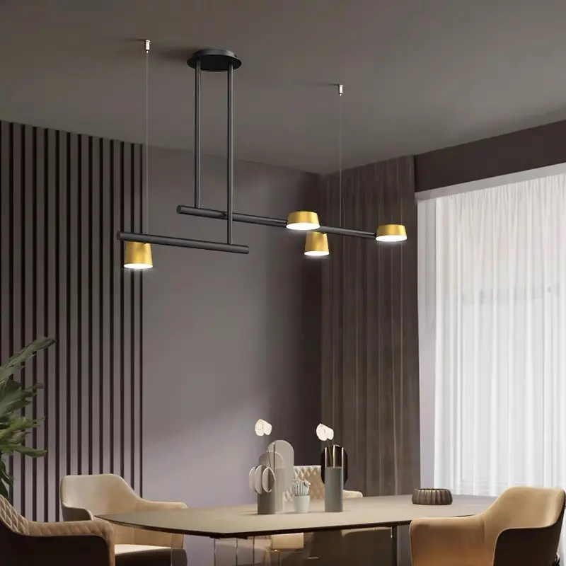 Combo moderno lampadario creativo 4 lampadine lampada a sospensione combinata per soggiorno cucina ristorante illuminazione interna all'ingrosso