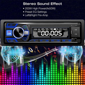 2024 nuevo diseño manos libres FM coche REPRODUCTOR DE MP3 estéreo Autoradio coche Radio Usb pantalla LCD cargador Dual USB entrada JMC 5,0 - Product Image 6