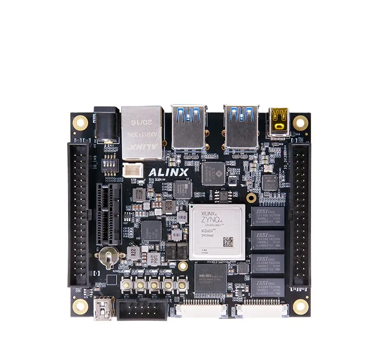 AXU2CGB: Xilinx Zynq UltraScale + MPSoC ZU2CG scheda di sviluppo FPGA vitis-ai DPU 2GB DDR4 8GB EMMC assemblaggio PCB personalizzato