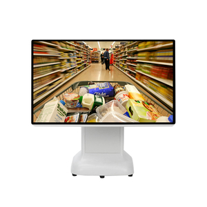 Sistema Pos de pantalla táctil dual de 15,6 pulgadas y 8 pulgadas con Intel Core I5 4th Generation All In One Win-d-ows 10 Pos Device Monitor - Product Image 5