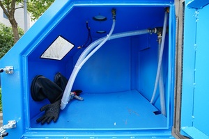 KF-1212w vapor Sandblasting Water Sand Blasting Machine Wet Sand <strong>Blast</strong> Cabinet - Product Image 2