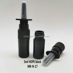 5ml 10ml 15ml 20ml 30ml HDPE katı beyaz boş plastik burun Tanners sprey Mini burun sprey şişe ile 18/410 ince sis püskürtücü - Product Image 6