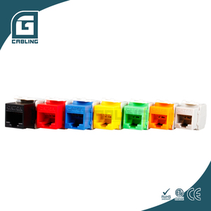 Gcroing UTP FTP Cat7 Cat8 8p8c Rj45梯形插孔Fo接线板24端口Cat6 Rj45耦合器面板防水耦合器cat 6 Utp - Product Image 4