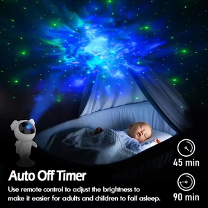 Space Buddy proiettore stella proiettore luce astronauta luce notturna proiettore telecomando luci LED - Product Image 4