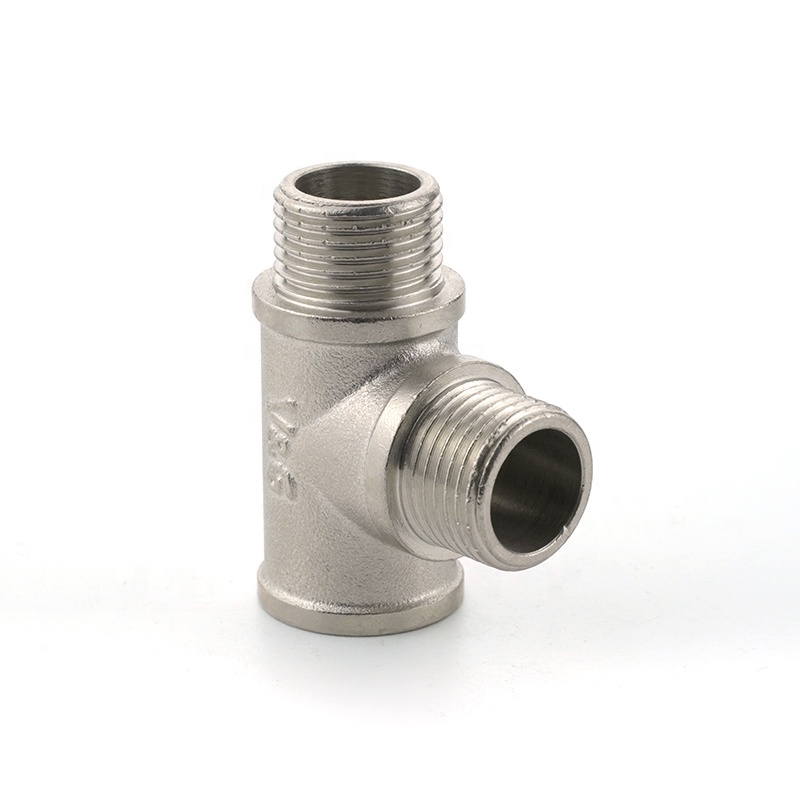 Manufacturer wholesale plumbing water pipe joint to wire 1/2in T joint fittings tee fittings