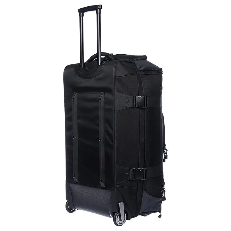 Bolsa de lona con ruedas personalizada, bolsa de viaje con ruedas de lona grande y cuadrada para trabajo pesado