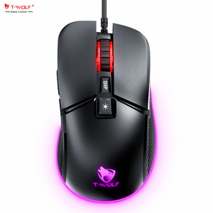 Mouse ergonomico USB cablato Mouse per Computer Mouse Gaming mouse DPI ottico regolabile RGB LED Mouse per Notebook per Gamer Home Office - Product Image 1