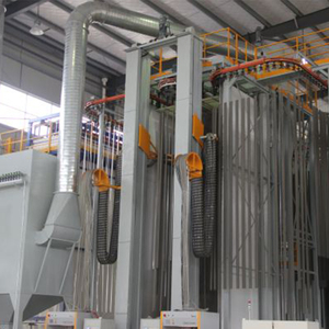 Pulver beschichtung maschine Aluminium profil Vertikale Extrusion Pulver beschichtung Produktions linie mit Farb spritz kabine - Product Image 6
