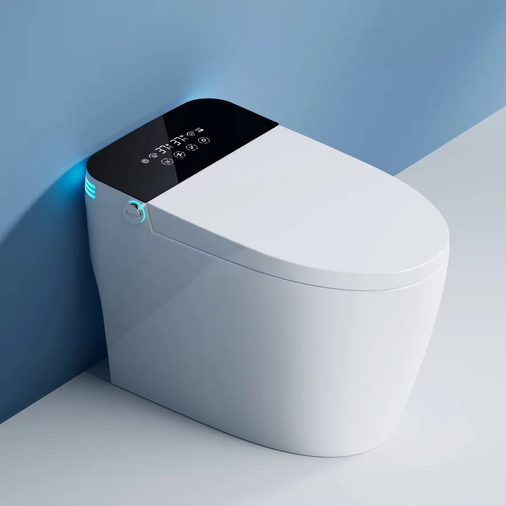 Mirip otomatis Flush elektrik Toilet kamar mandi keramik cerdas Toilet pintar