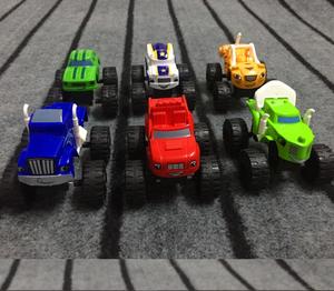 ブレイズカーおもちゃロシアのクラッシャートラック車両フィギュアキッドストイトラック用ブレイズおもちゃギフト/10歳の男の子のためのおもちゃの車