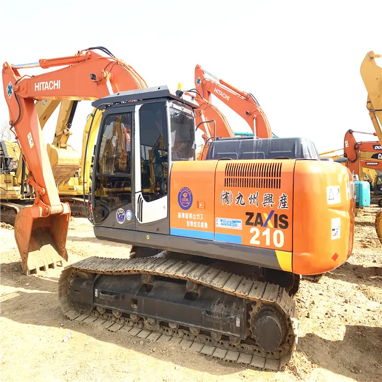 Hitachi-excavadora sobre orugas ZX210, contactar con whatsapp: + 86 18217131407 para más información