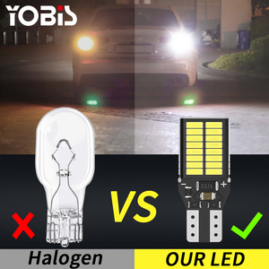 Yobis หลอดไฟ LED 921 912 12V 922 906ตัวแสดงสถานะกำลังไฟสูง T15 W6w W16w ไม่มีข้อผิดพลาด CANbus อัตโนมัติสำรองไฟรถยนต์54smd - Product Image 5