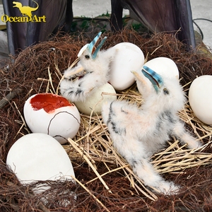 Réplica de simulación de estatua de dinosaurio, dinosaurio robótico de tamaño real para Parque de Atracciones - Product Image 4
