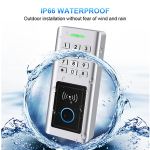 SF15 Smart Home Control de acceso de puerta a prueba de agua Tarjeta de proximidad de huellas dactilares Sistema de control de acceso de entrada de seguridad RFID con Wiegand - Product Image 4