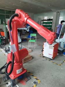 Robô braço com 6 eixos vertical, multiarticulação, automóvel, pulverização, pintura, robô