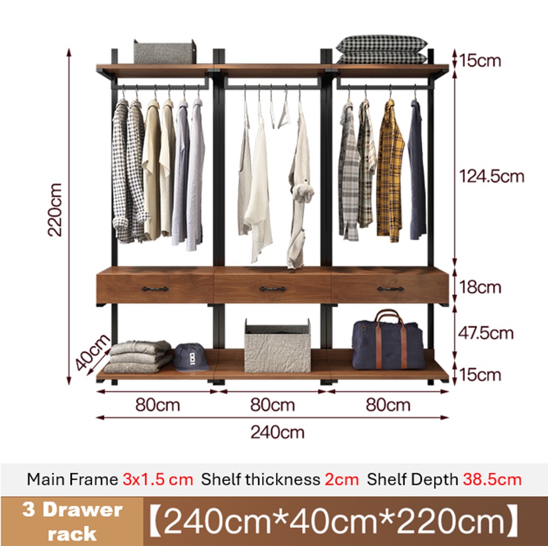 (80+80+80)*40*220cm