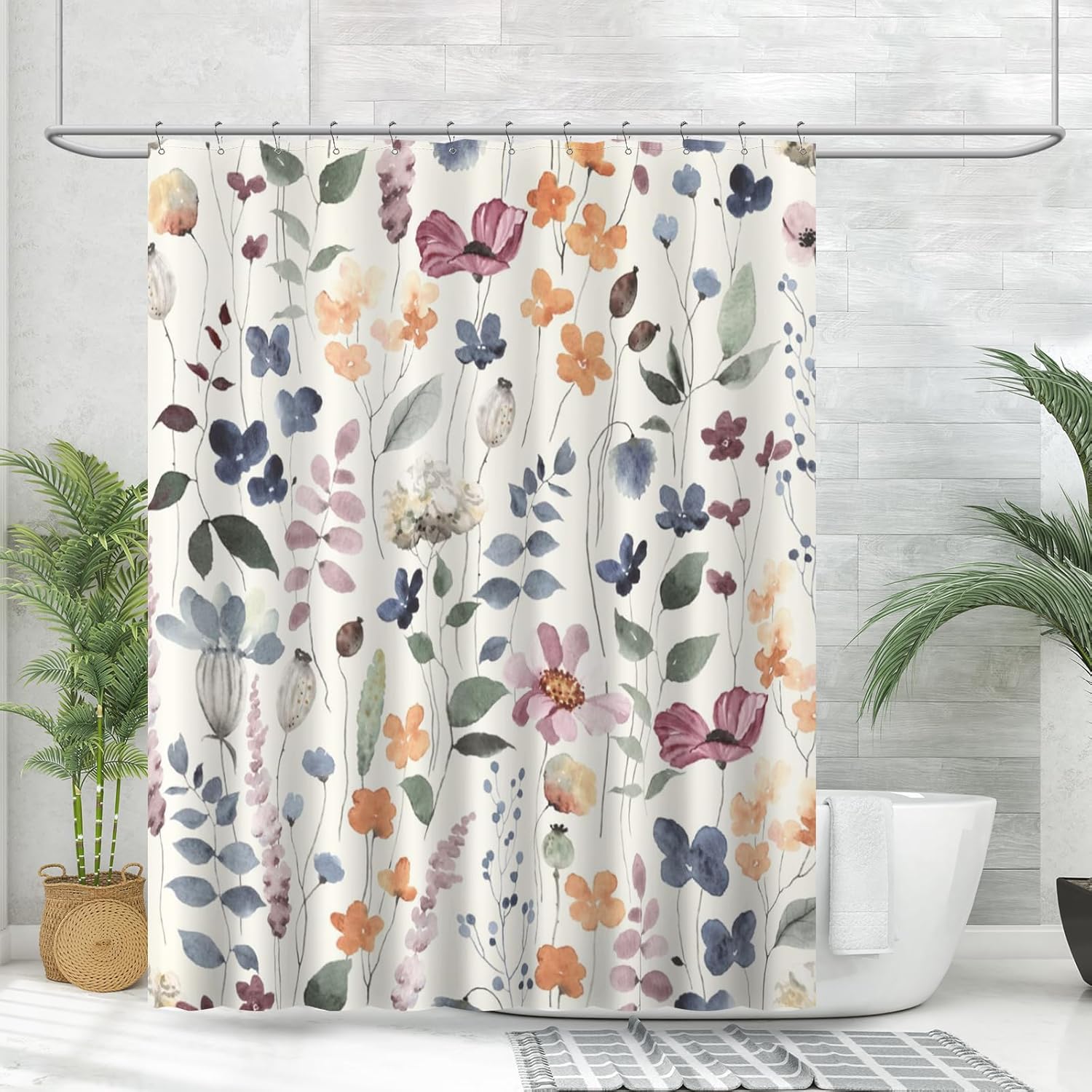Floral à l'encre