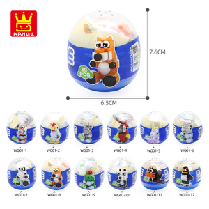 Wange kapsül MINI hayvan yapı taşı küçük set oyuncak erkek yapı taşı seti - Product Image 1