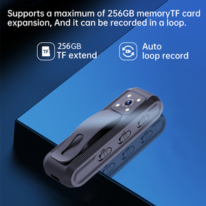 C1 Full HD 1080P WiFi IP vücuda takılan kamera geniş açı gece görüş ile H.264 Video sıkıştırma SD kart veri özelleştirilebilir ODM - Product Image 3