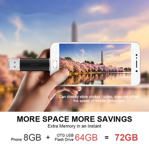 แฟลชไดรฟ์ USB 2-in-1แบบหมุนได้เมมโมรี่สติ๊กด้วยกันความจำ16GB 32GB 64GB 128GB 3.0 USB - Product Image 6