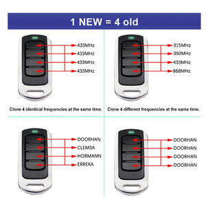 Kopieren Sie den Rolling Code Remote Control Duplica tor Multi Frequency für Auto Gate - Product Image 5