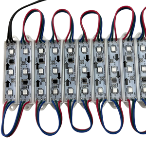 20 шт./строка DC12V WS2811 smart LED RGB Полноцветный пиксельный модуль, IP68, 0,72 Вт; С xConnect/13,5 мм косичкой - Product Image 2