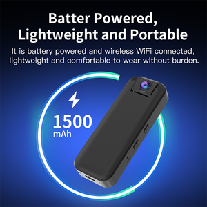Миниатюрная носимая камера 1080P с Wi-Fi для записи видео и аудио - Product Image 6