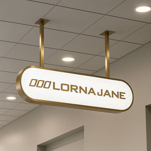 Tùy chỉnh quảng cáo ngoài trời đôi Bên Cửa Hàng Chiếu sáng biển cửa hàng Acrylic freestanding đứng treo dấu hiệu dẫn hộp Đèn - Product Image 2