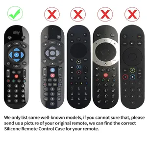 Sky Q TV uzaktan darbeye dayanıklı koruyucu kabuk kapağı ile silikon uzaktan kumanda muhafazası bir kordon ile - Product Image 3