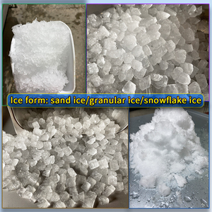 Máquina de hielo de partículas de copo de nieve continua Comercial Grande Parámetros de configuración personalizables 200kg Almacenamiento de hielo Compresor de 110V - Product Image 4