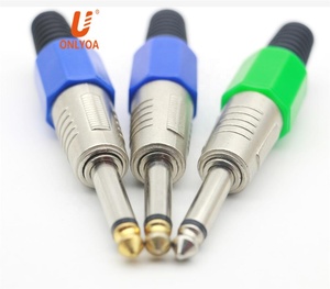 ONLYOA 6.35mm Connector Mono Audio Plug <strong>Jack</strong> <strong>6.5</strong> Amplifier Microphone Plug 1/4&quot; Male Plug to RCA Female <strong>Jack</strong> Xlr Connector - Product Image 4